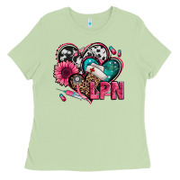 Matcha lpn licensed practical nurse hearts Ladies Tee - Jasminsmagicworld
