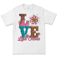 White valentines day love like jesus Premium Tee - AdoDesignShop