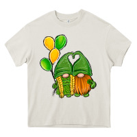 Cream St Patrick's Day Gnomes Heavy Core Tee - Jasminsmagicworld