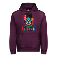 Mauve Wine proud latina Urban Hoodie - BundleAndBundleShop