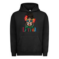 Pigment Black proud latina Urban Hoodie - BundleAndBundleShop