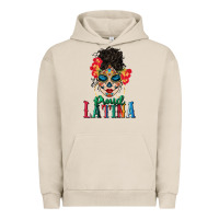 Pigment French Oak proud latina Urban Hoodie - BundleAndBundleShop