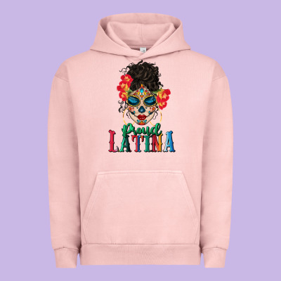 Proud Latina Urban Hoodie Designed By Bundleandbundleshop