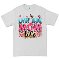 Dove Grey livin' that mom life Premium Tee - JahusDesignShop