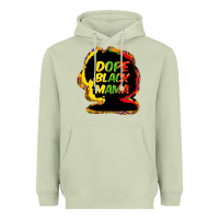 Matcha Dope black mama Heavyweight Hoodie - HowdyJamesFarm