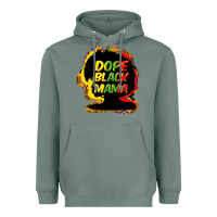Sage Dope black mama Heavyweight Hoodie - HowdyJamesFarm