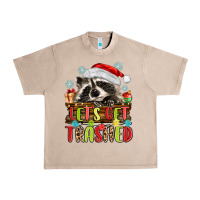 French Oak lets get trashed with raccoon Urban Heavy Tee - MaliasSmallBusiness