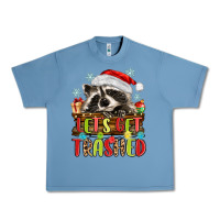 Pebble Blue lets get trashed with raccoon Urban Heavy Tee - MaliasSmallBusiness
