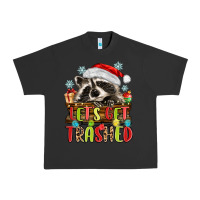Pigment Black lets get trashed with raccoon Urban Heavy Tee - MaliasSmallBusiness