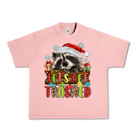 Salmon lets get trashed with raccoon Urban Heavy Tee - MaliasSmallBusiness