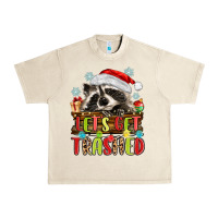 Sandshell lets get trashed with raccoon Urban Heavy Tee - MaliasSmallBusiness
