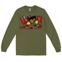 Army Green crawfish Long Sleeve Tee - LillyAllenDesigns