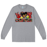 Heather Grey crawfish Long Sleeve Tee - LillyAllenDesigns