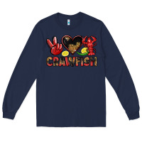 Navy crawfish Long Sleeve Tee - LillyAllenDesigns