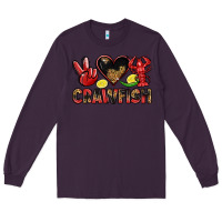 Plum crawfish Long Sleeve Tee - LillyAllenDesigns