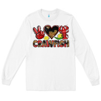 White crawfish Long Sleeve Tee - LillyAllenDesigns