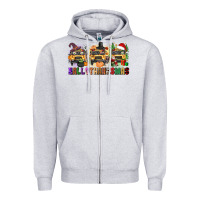 Hallothanksmas Zipper Hoodie | Teevron