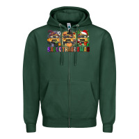 Sports Green hallothanksmas Zipper Hoodie - texasbilliewilder