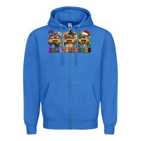 True Royal hallothanksmas Zipper Hoodie - texasbilliewilder