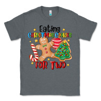 Charcoal Heather eating christmas cookies for two Classic Tee - MaliasSmallBusiness