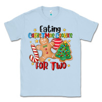 Dusty Blue eating christmas cookies for two Classic Tee - MaliasSmallBusiness