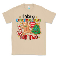 Mushroom eating christmas cookies for two Classic Tee - MaliasSmallBusiness