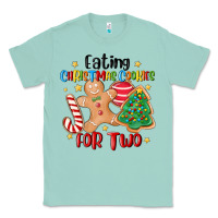 Seafoam eating christmas cookies for two Classic Tee - MaliasSmallBusiness