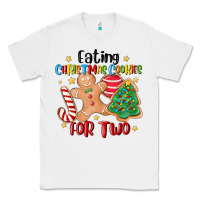 White eating christmas cookies for two Classic Tee - MaliasSmallBusiness