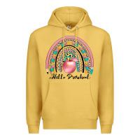Antique Gold hello preschool Premium Hoodie - JahusDesignShop