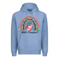 Colony Blue hello preschool Premium Hoodie - JahusDesignShop