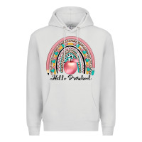 Dove Grey hello preschool Premium Hoodie - JahusDesignShop