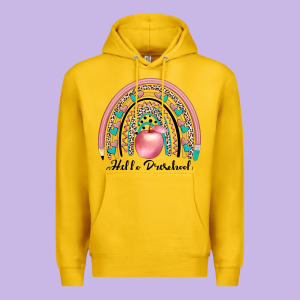 Hello Preschool Premium Hoodie Designed By Jahusdesignshop