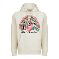 Oatmeal Heather hello preschool Premium Hoodie - JahusDesignShop