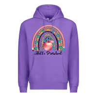 Purple hello preschool Premium Hoodie - JahusDesignShop