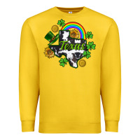 Lemon Texas map St. Patrick's Premium Sweatshirt - CowGirlArtShop