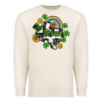 Sandshell Texas map St. Patrick's Premium Sweatshirt - CowGirlArtShop