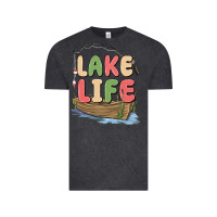 Vintage Black lake life Vintage Tee - MaliasSmallBusiness