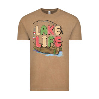 Vintage Coffee lake life Vintage Tee - MaliasSmallBusiness