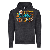 Vintage Black One thankful Teacher Vintage Hoodie - NancyCooperArtShop