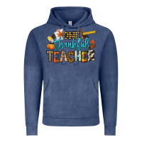 Vintage Denim One thankful Teacher Vintage Hoodie - NancyCooperArtShop
