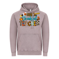 Vintage Zinc One thankful Teacher Vintage Hoodie - NancyCooperArtShop