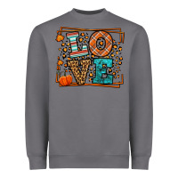 Storm Fall Autumn Leopard Love Heavyweight Sweatshirt - LillyAllenDesigns