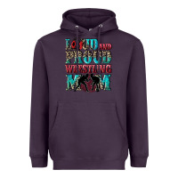 Plum Loud and proud wrestling Mom Mother's Day Heavyweight Hoodie - CowGirlArtShop