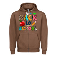 Chestnut back to school Zipper Hoodie - texasbilliewilder