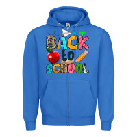 True Royal back to school Zipper Hoodie - texasbilliewilder