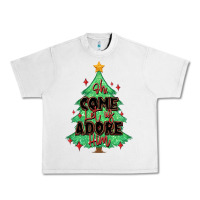 Lunar Rock oh come let us adore him christmas tree Urban Heavy Tee - MaliasSmallBusiness
