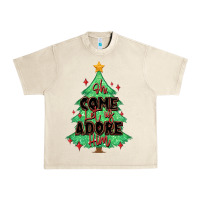 Sandshell oh come let us adore him christmas tree Urban Heavy Tee - MaliasSmallBusiness