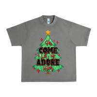 Tornado oh come let us adore him christmas tree Urban Heavy Tee - MaliasSmallBusiness