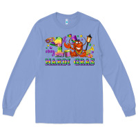 Colony Blue my first mardi gras Long Sleeve Tee - LillyAllenDesigns