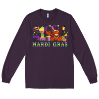 Plum my first mardi gras Long Sleeve Tee - LillyAllenDesigns